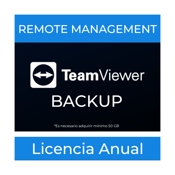 Licenciamiento Anual Backup TeamViewer