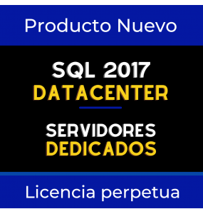 Licencia SQL DATACENTER 2017
