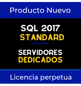 Licencia SQL STANDARD 2017