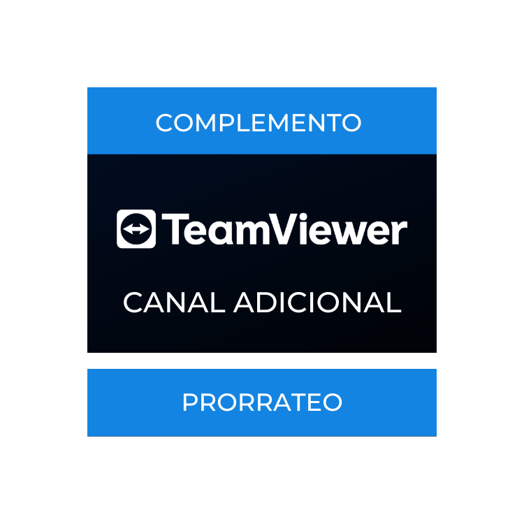 Canal adicional en licencia TeamViewer con Factura Méxicana