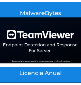 TeamViewer MalwareBytes Endpoint Detection and Response For Server para 5 equipos