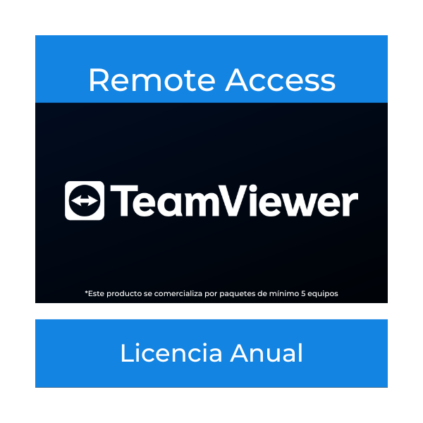 TeamViewer Remote Access Licenciamiento Anual (5 Licencias)