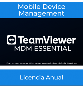 TeamViewer Mobile Device Management (MDM) ESSENTIAL- Paquete anual 1 a 24 dispositivos