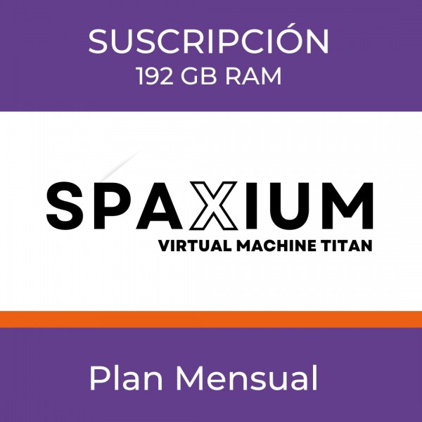 Virtual Machine Titan: Servicio de suscripción mensual de servidor virtual