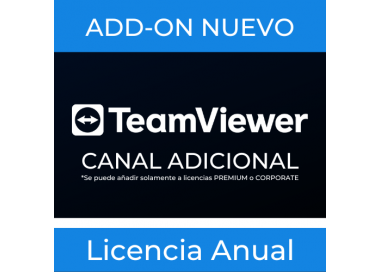 Canales adicionales en licencia TeamViewer con Factura Méxicana