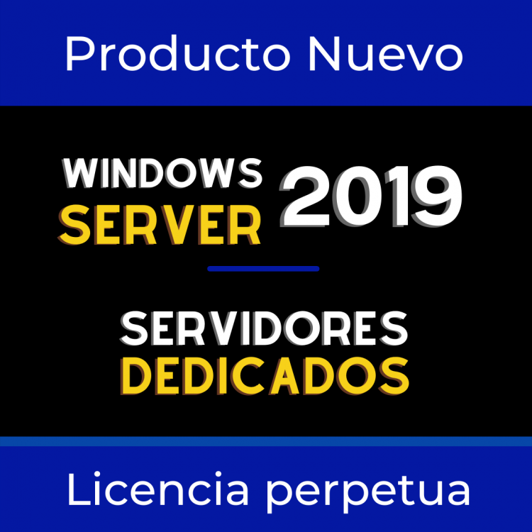 Licencia Windows server 2019 DATACENTER exclusiva para servidor virtual