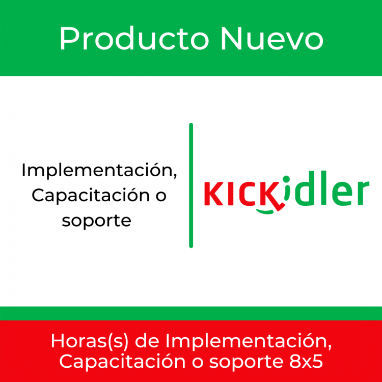 Kickidler Hora(s) de Implementación, Capacitación o soporte 8x5