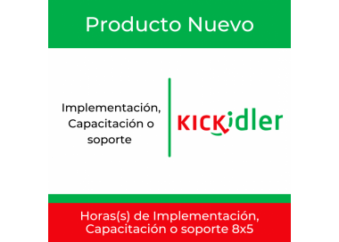 Kickidler Hora(s) de Implementación, Capacitación o soporte 8x5