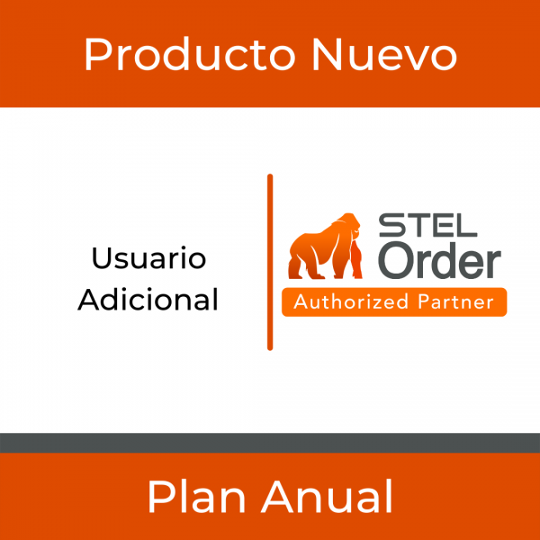 Sistema ERP para empresas en México - StelOrder Usuario Adicional Plan Anual