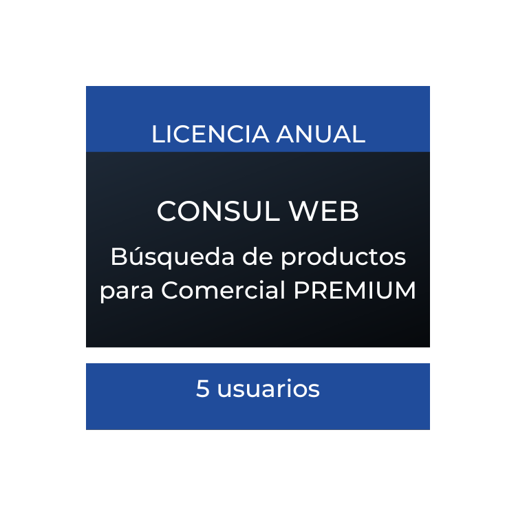 CONSUL WEB - Búsqueda de productos para Comercial PREMIUM