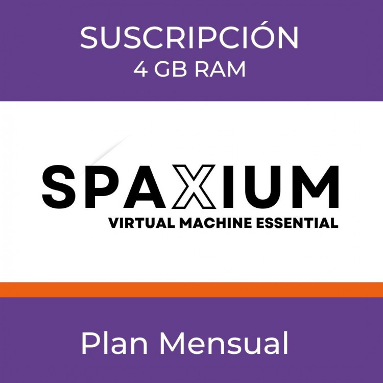Virtual Machine Essential: Servicio de suscripción mensual de servidor virtual
