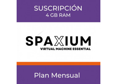 Virtual Machine Essential: Servicio de suscripción mensual de servidor virtual