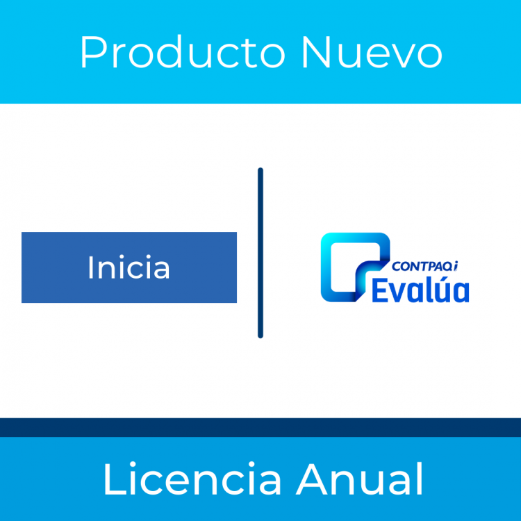 Evalúa CONTPAQi® Nuevo Licenciamiento Anual