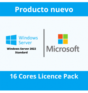 Windows Server 2022 Standard - 16 Core - Licencia Perpetua