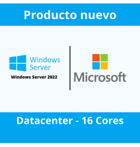 Windows Server 2022 Datacenter - 16 Core - Licencia Perpetua
