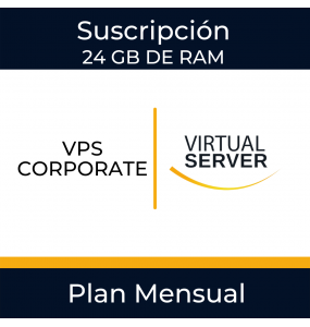 VPS CORPORATE: Servicio de suscripción mensual de servidor virtual
