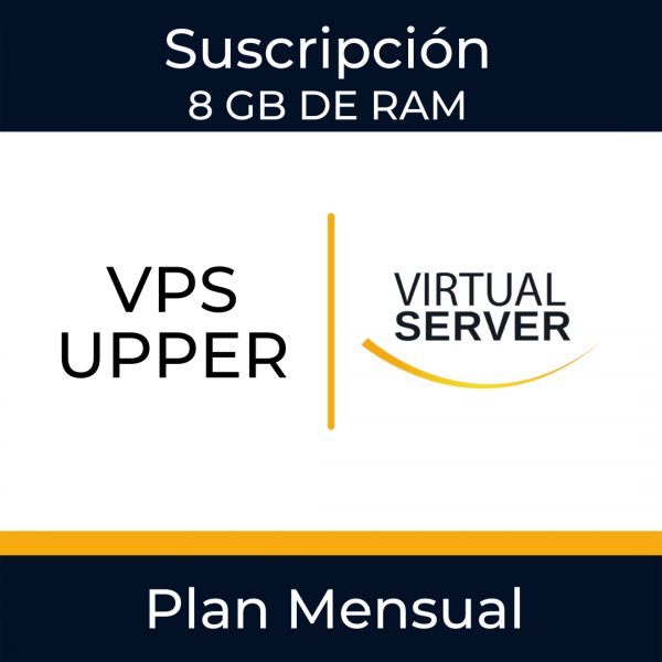 VPS UPPER: Servicio de suscripción mensual de servidor virtual