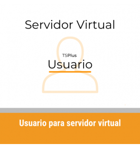 TS Plus - Usuario para servidor virtual - Plan mensual