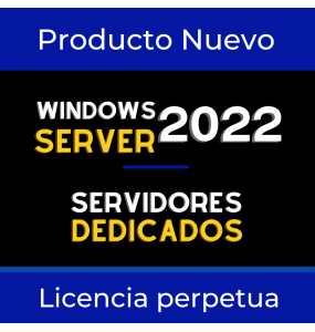 Licencia exclusiva para VPS Windows Server 2022 (Único Pago)