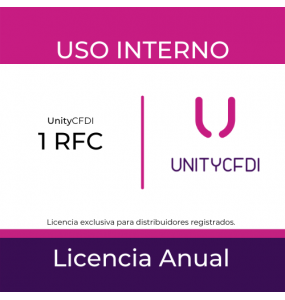 USO INTERNO - 1 Cuenta - Unity CFDI