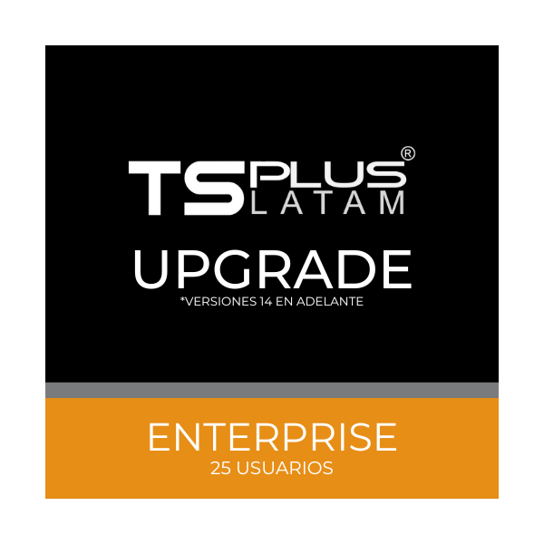 TSP-EE-25-UPG - UPGRADE TSPLUS ENTERPRISE PRECIO BASE 1 USUARIO