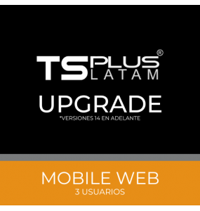 TSP-MW-3-UPG - UPGRADE TSPLUS MOBILE WEB PRECIO BASE 1 USUARIO
