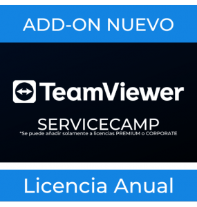 TeamViewer ServiceCamp Licenciamiento anual Nuevo