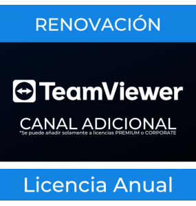 TeamViewer Renovación Canal Adicional