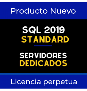 Licencia SQL STANDARD 2019